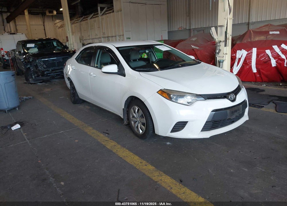 2016 TOYOTA COROLLA LE VIN: 2T1BURHE5GC722419