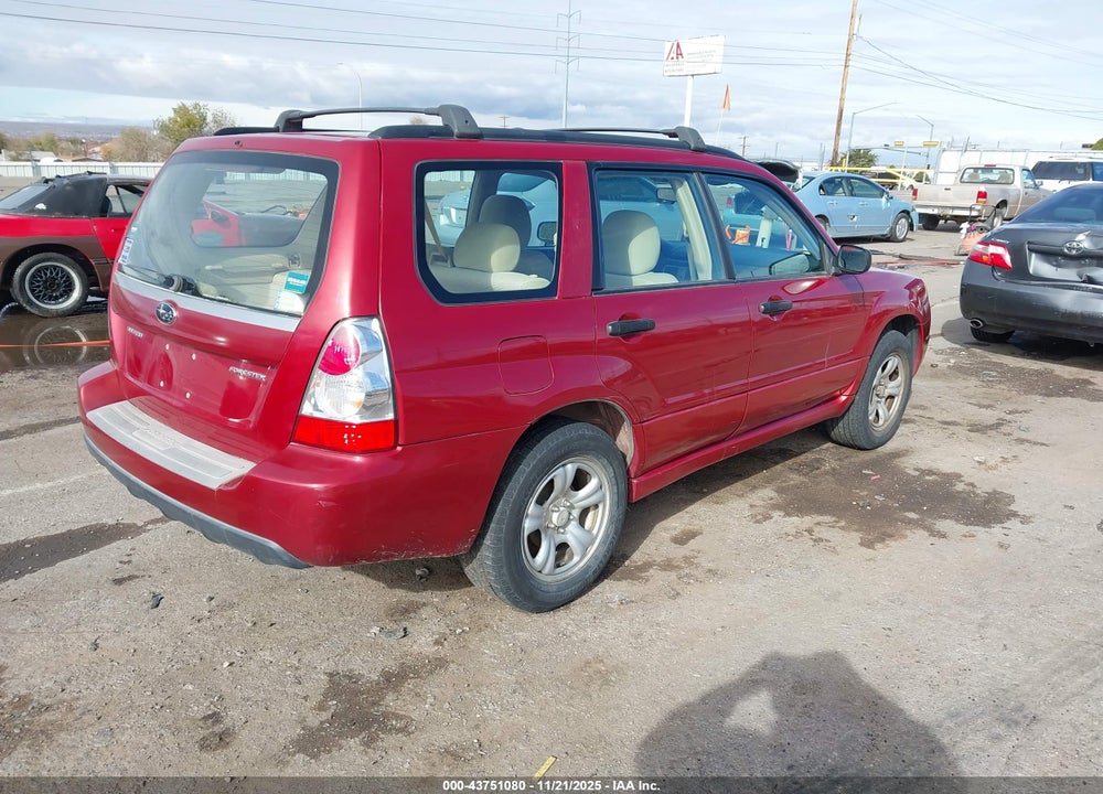 2007 SUBARU FORESTER 2.5X VIN: JF1SG63637G745968