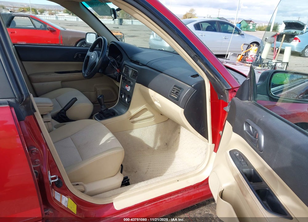 2007 SUBARU FORESTER 2.5X VIN: JF1SG63637G745968