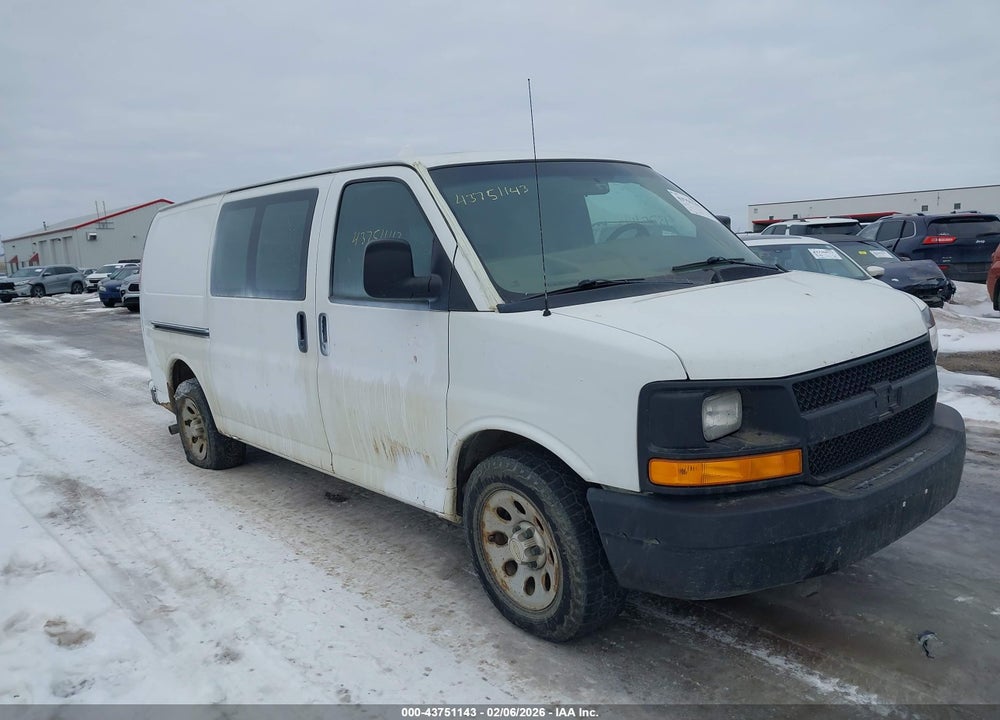 2013 CHEVROLET EXPRESS 1500 WORK VAN VIN: 1GCSGAFX5D1171003