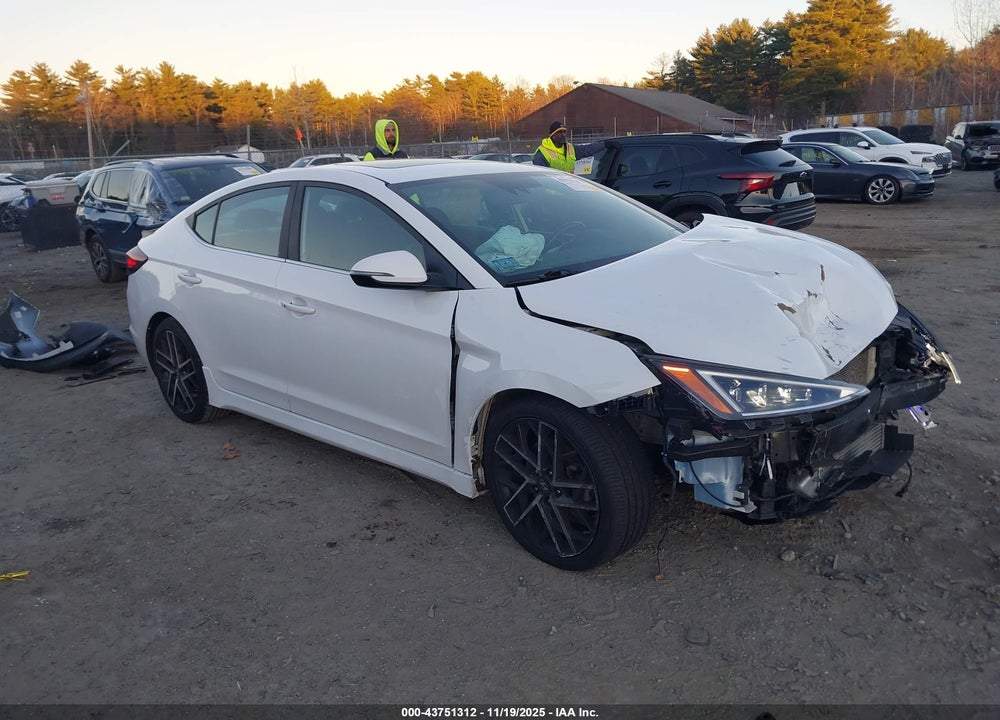 2019 HYUNDAI ELANTRA SPORT VIN: KMHD04LB6KU835954