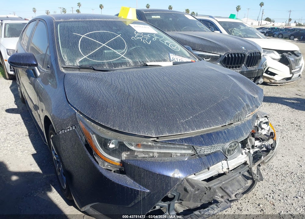 2021 TOYOTA COROLLA LE VIN: 5YFEPMAE0MP163729