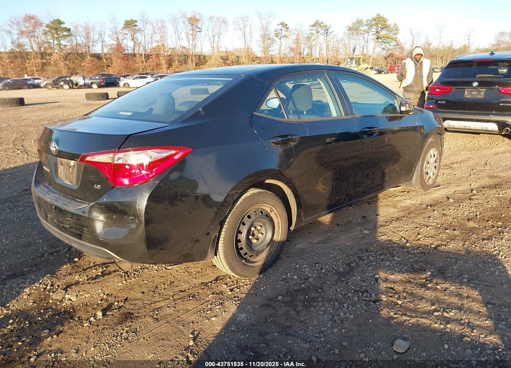2018 TOYOTA COROLLA LE VIN: 2T1BURHE1JC028124