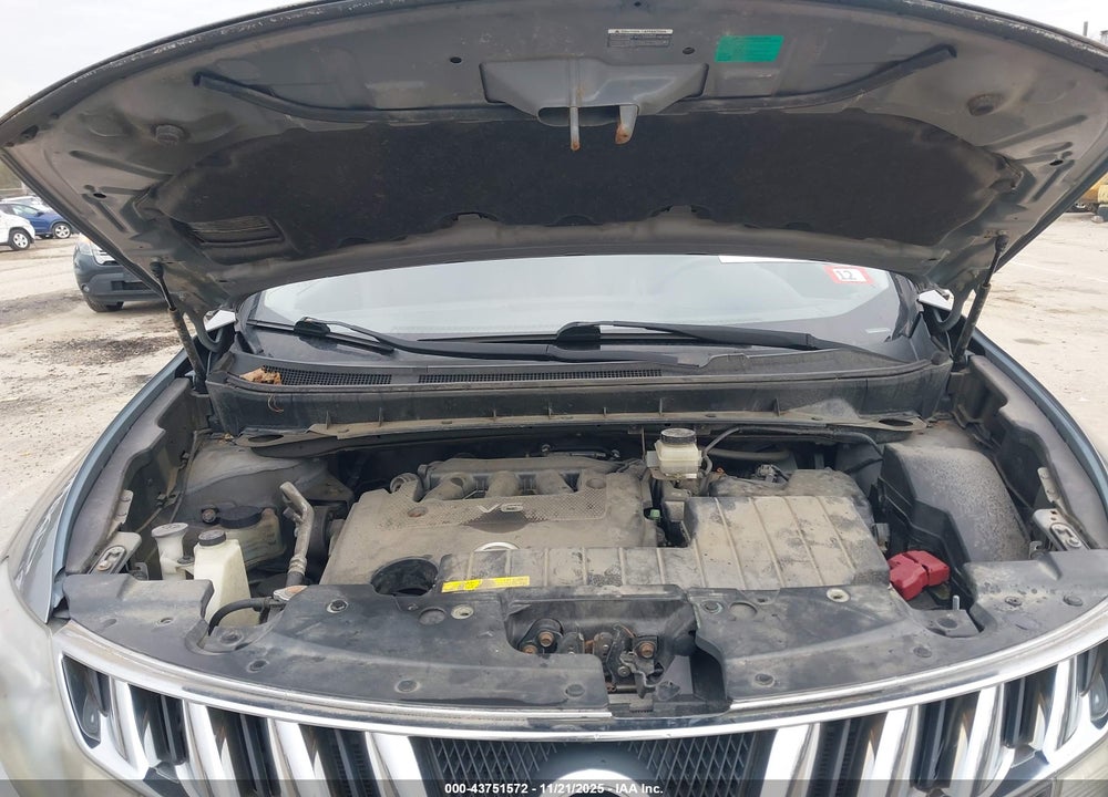 2010 NISSAN MURANO SL VIN: JN8AZ1MW7AW111646