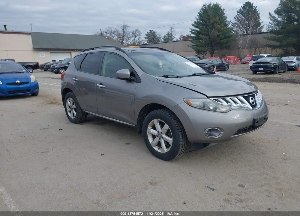 2010 NISSAN MURANO SL VIN: JN8AZ1MW7AW111646