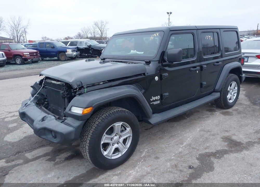 2020 JEEP WRANGLER UNLIMITED SPORT S 4X4 VIN: 1C4HJXDG7LW291629