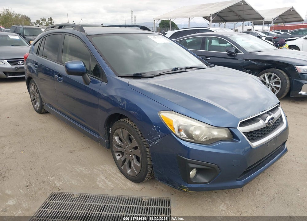 2013 SUBARU IMPREZA 2.0I SPORT PREMIUM VIN: JF1GPAL67DH202623