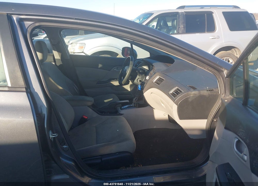 2013 HONDA CIVIC LX VIN: 19XFB2F59DE078535