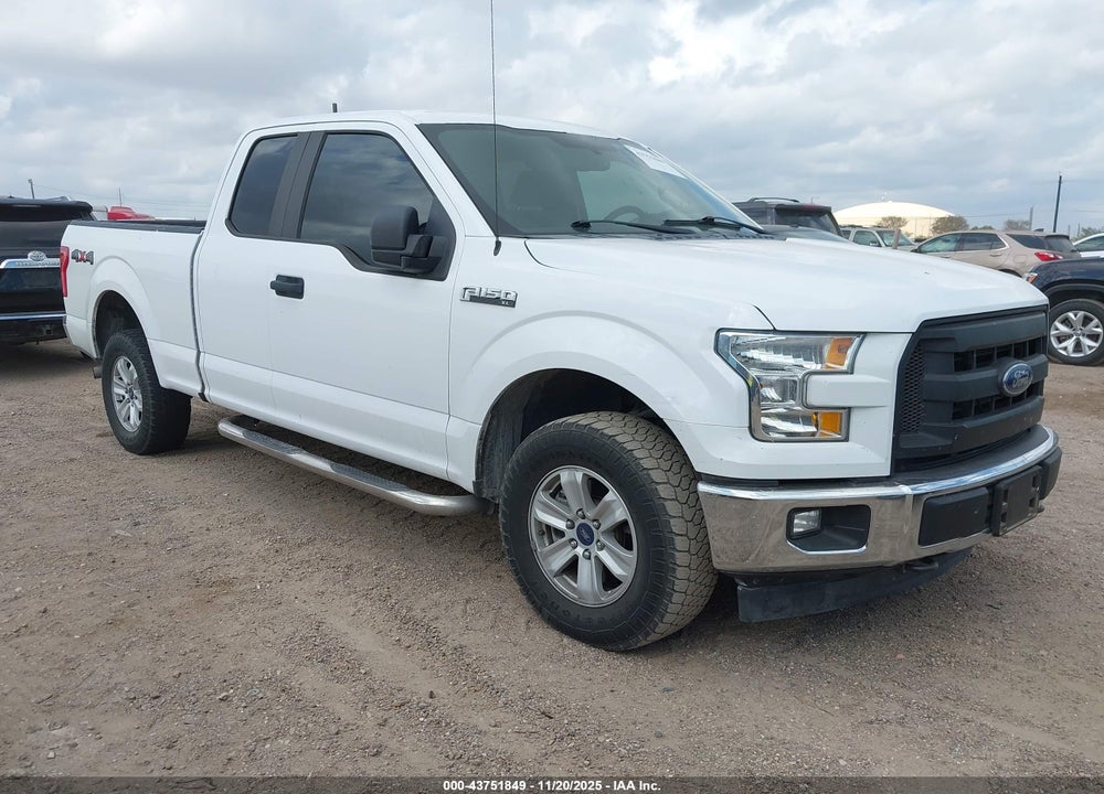 2017 FORD F-150 XL VIN: 1FTFX1EF3HKC76617