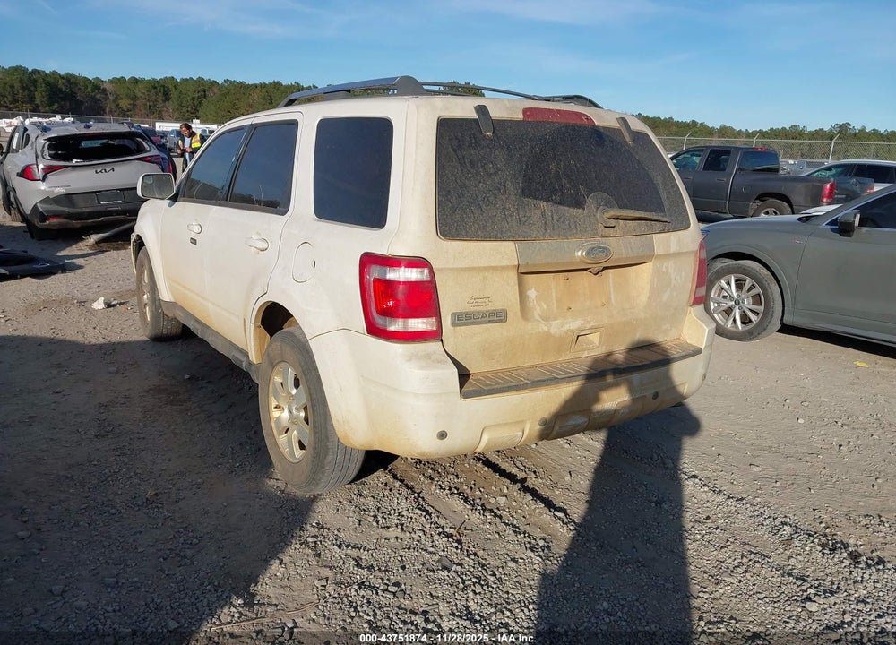 2011 FORD ESCAPE LIMITED VIN: 1FMCU0E77BKA47410