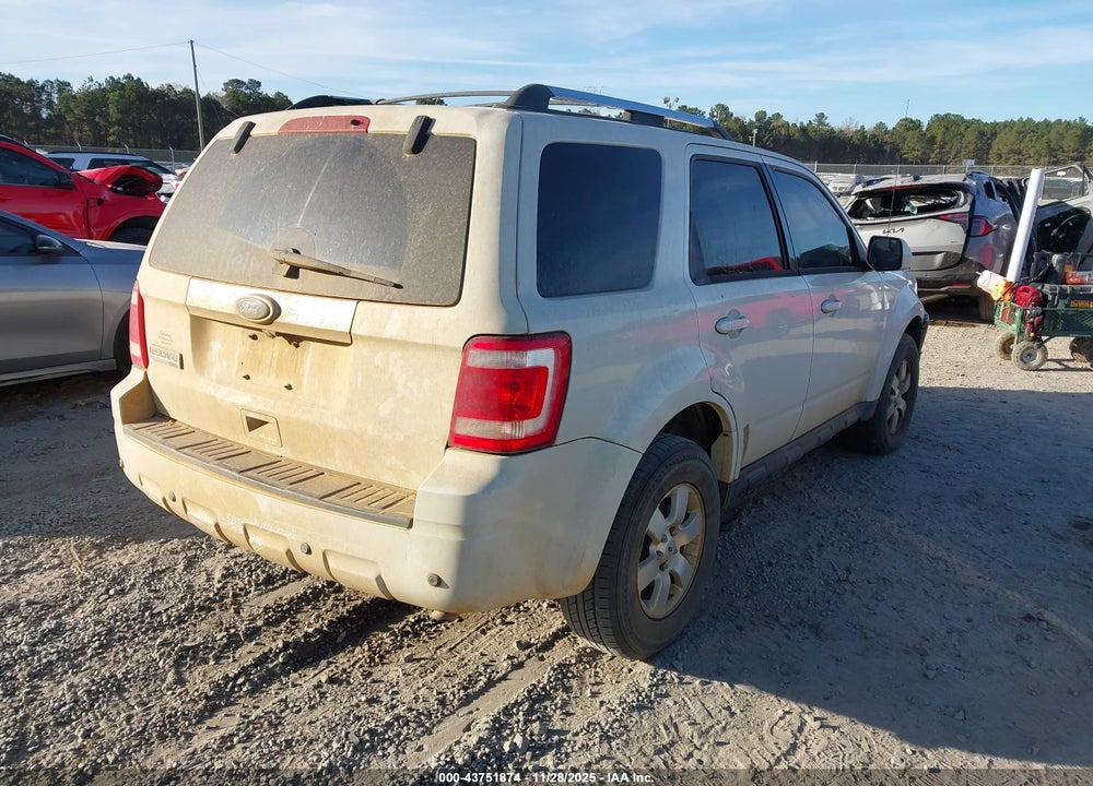 2011 FORD ESCAPE LIMITED VIN: 1FMCU0E77BKA47410