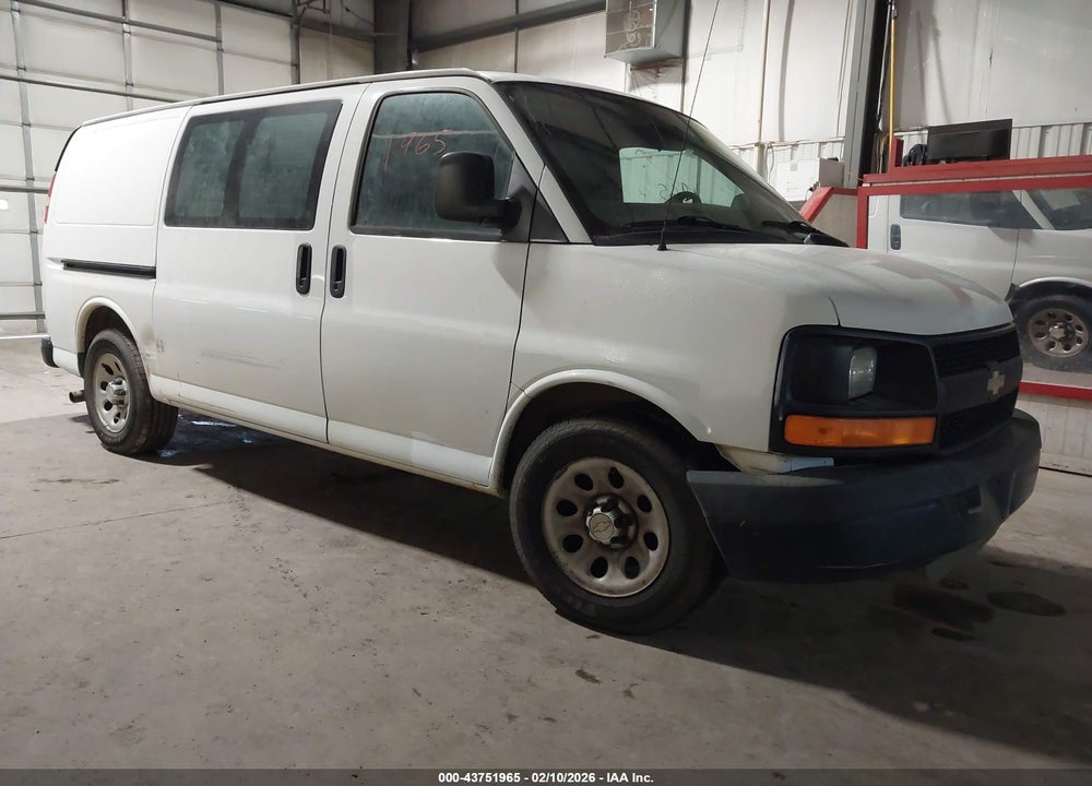 2013 CHEVROLET EXPRESS 1500 WORK VAN VIN: 1GCSGAFX7D1182374