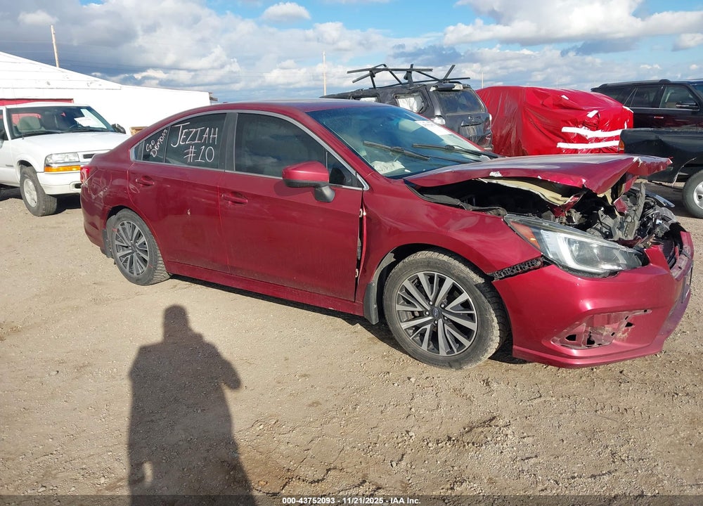 2018 SUBARU LEGACY 2.5I PREMIUM VIN: 4S3BNAC66J3025940