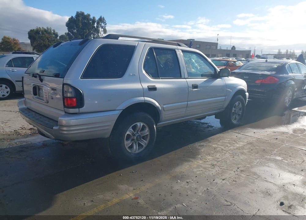 2001 ISUZU RODEO LS 3.2L V6/LSE 3.2L V6/S 3.2L V6 VIN: 4S2CK58W314357524