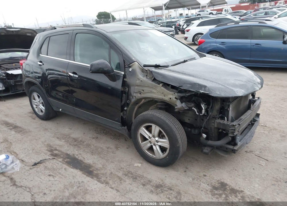 2019 CHEVROLET TRAX LT VIN: 3GNCJLSB6KL406081