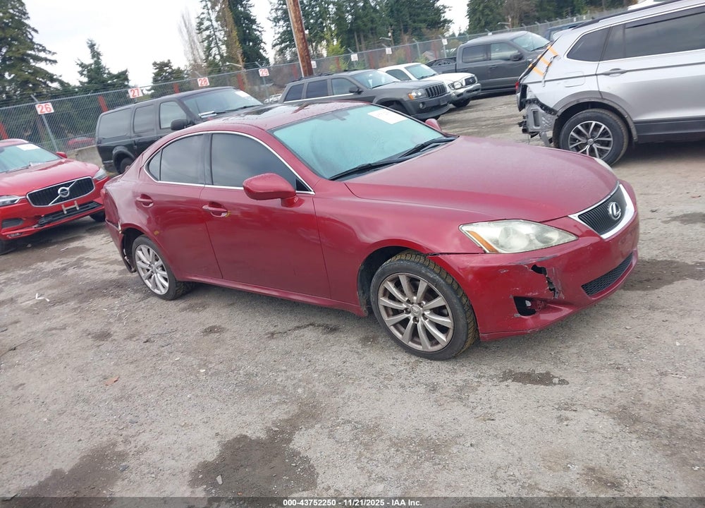 2008 LEXUS IS 250 VIN: JTHCK262285022946