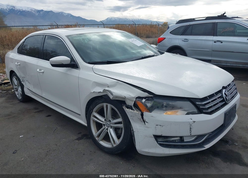 2013 VOLKSWAGEN PASSAT 2.0L TDI SE VIN: 1VWBN7A3XDC144524