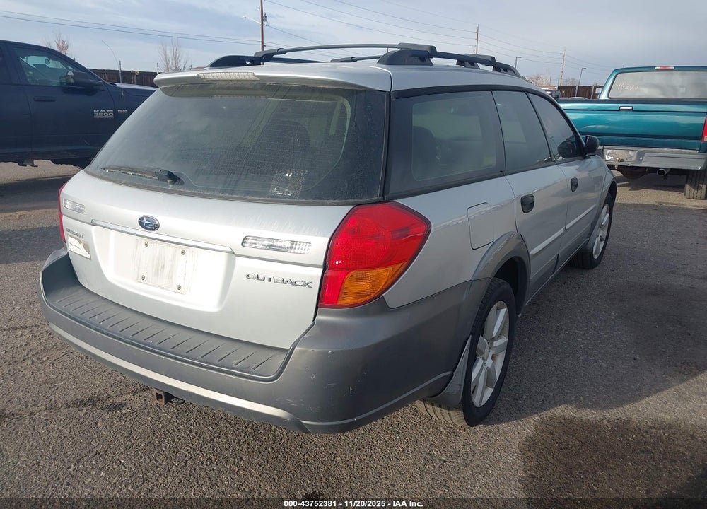 2007 SUBARU OUTBACK 2.5I VIN: 4S4BP61C277306128