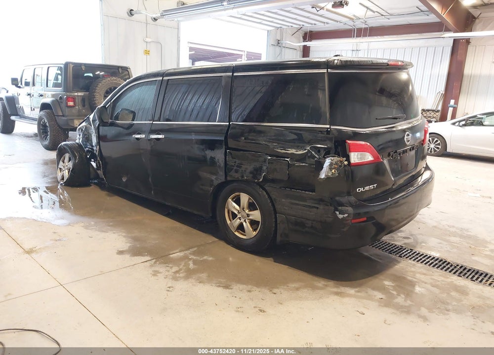 2013 NISSAN QUEST SV VIN: JN8AE2KP7D9063310