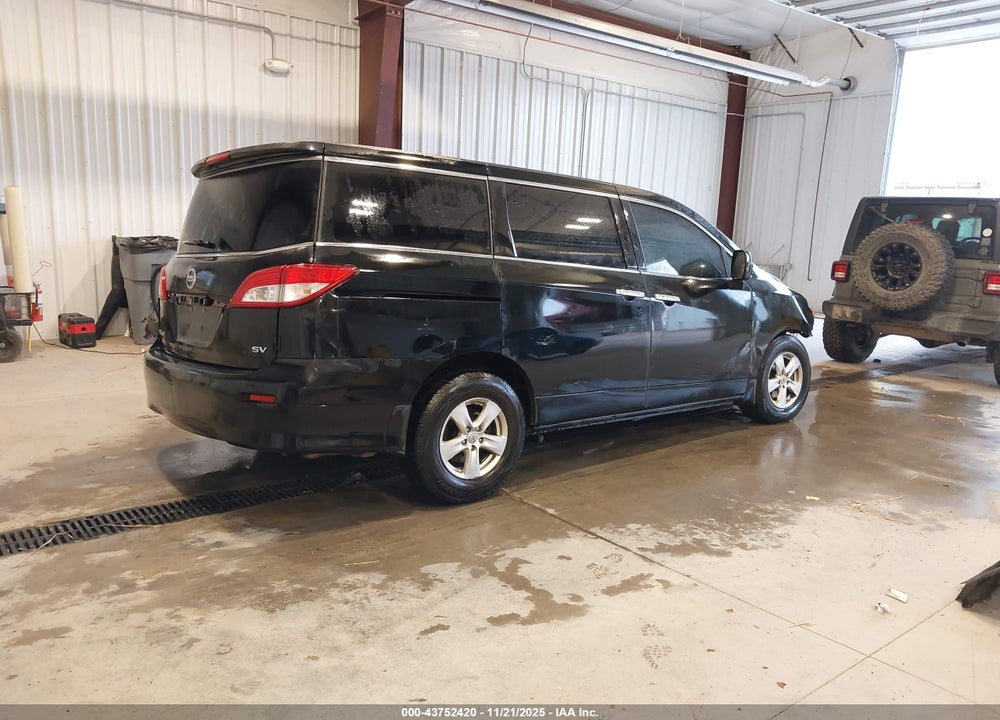 2013 NISSAN QUEST SV VIN: JN8AE2KP7D9063310
