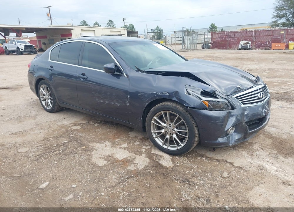 2012 INFINITI G37 JOURNEY VIN: JN1CV6AP4CM930478