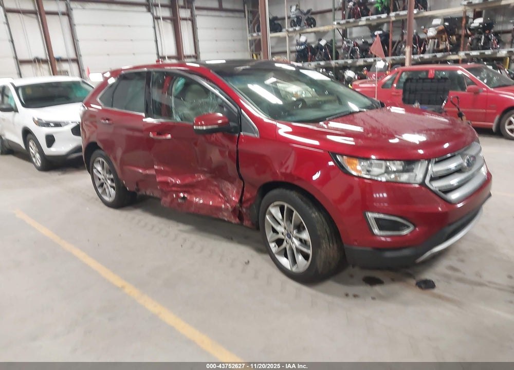2016 FORD EDGE TITANIUM VIN: 2FMPK4K89GBC30773