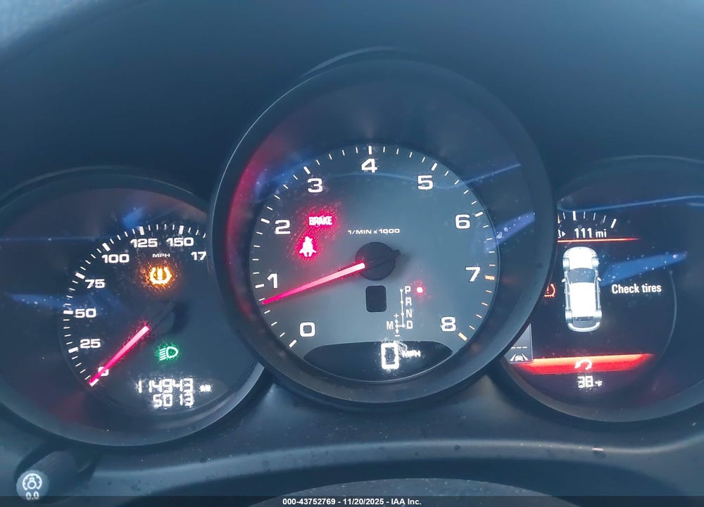 2016 PORSCHE MACAN VIN: WP1AB2A55GLB50732