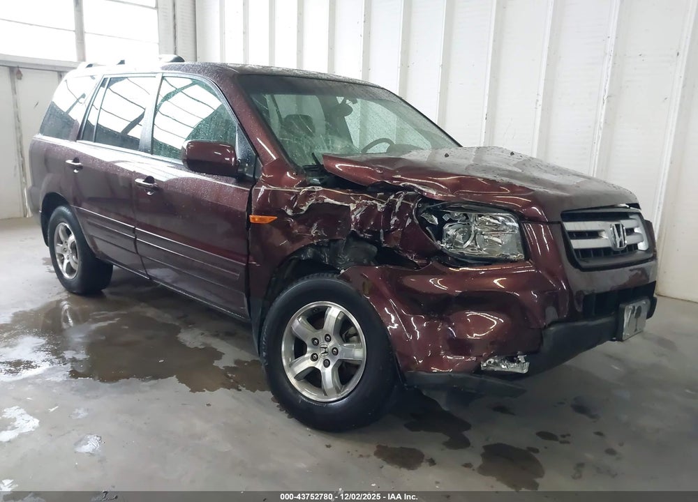 2007 HONDA PILOT EX-L VIN: 5FNYF18777B002218