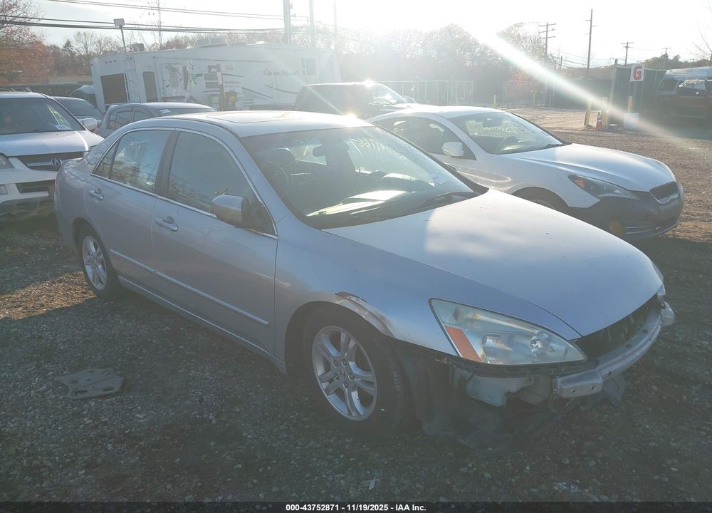 2007 HONDA ACCORD 2.4 EX VIN: 1HGCM56837A199546