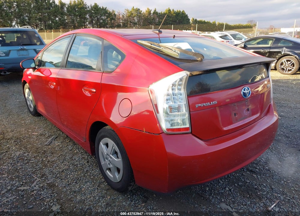 2010 TOYOTA PRIUS II VIN: JTDKN3DU3A5225705