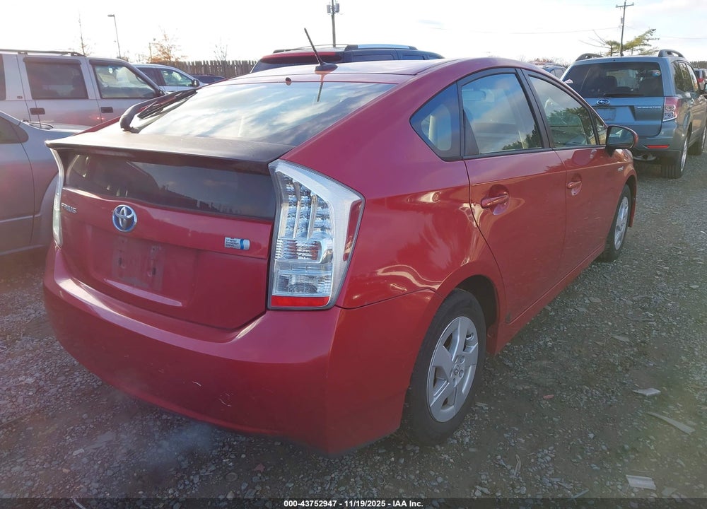 2010 TOYOTA PRIUS II VIN: JTDKN3DU3A5225705