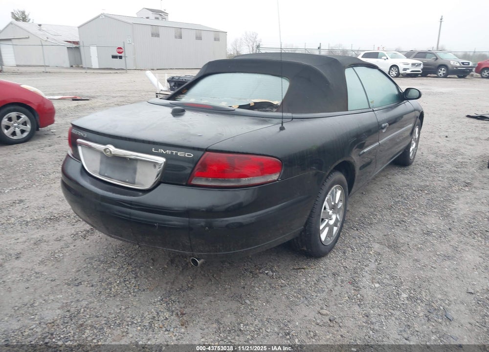 2005 CHRYSLER SEBRING LIMITED VIN: 1C3EL65R35N516732