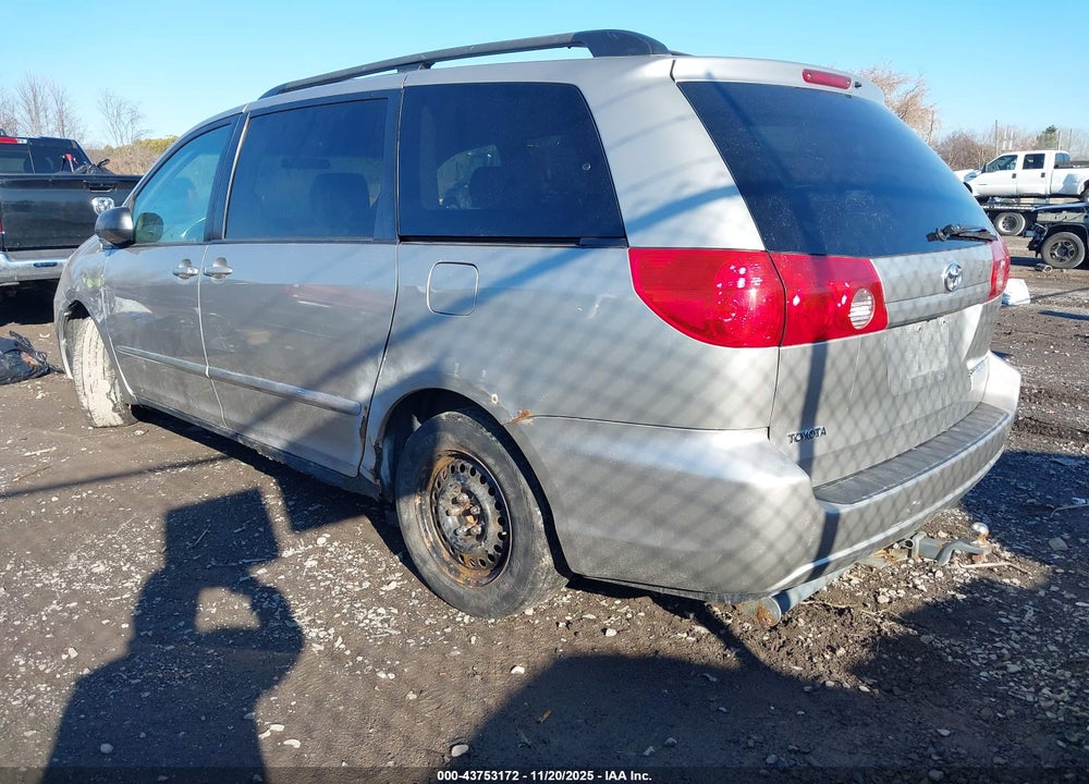 2008 TOYOTA SIENNA LE VIN: 5TDZK23C08S169947