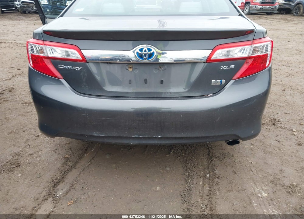 2012 TOYOTA CAMRY HYBRID XLE VIN: 4T1BD1FK3CU003897