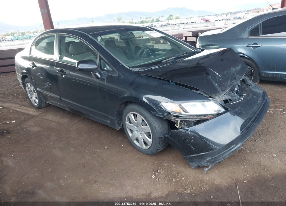 2007 HONDA CIVIC LX VIN: 1HGFA165X7L126912