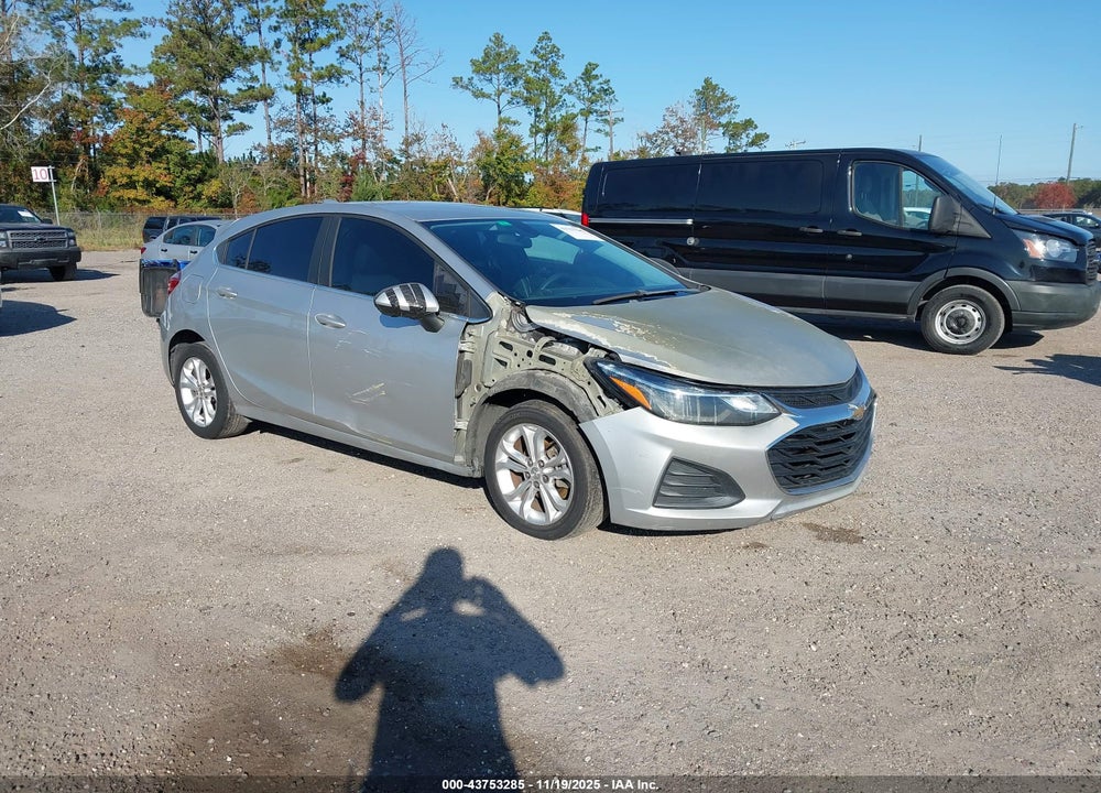 2019 CHEVROLET CRUZE LT VIN: 3G1BE6SM0KS543494