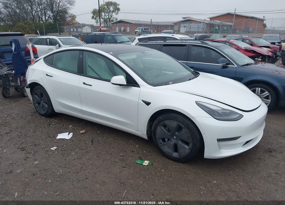2021 TESLA MODEL 3 LONG RANGE DUAL MOTOR ALL-WHEEL DRIVE VIN: 5YJ3E1EB9MF992967