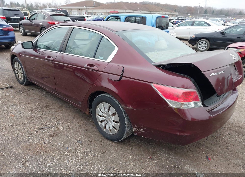 2009 HONDA ACCORD 2.4 LX VIN: 1HGCP26389A140652