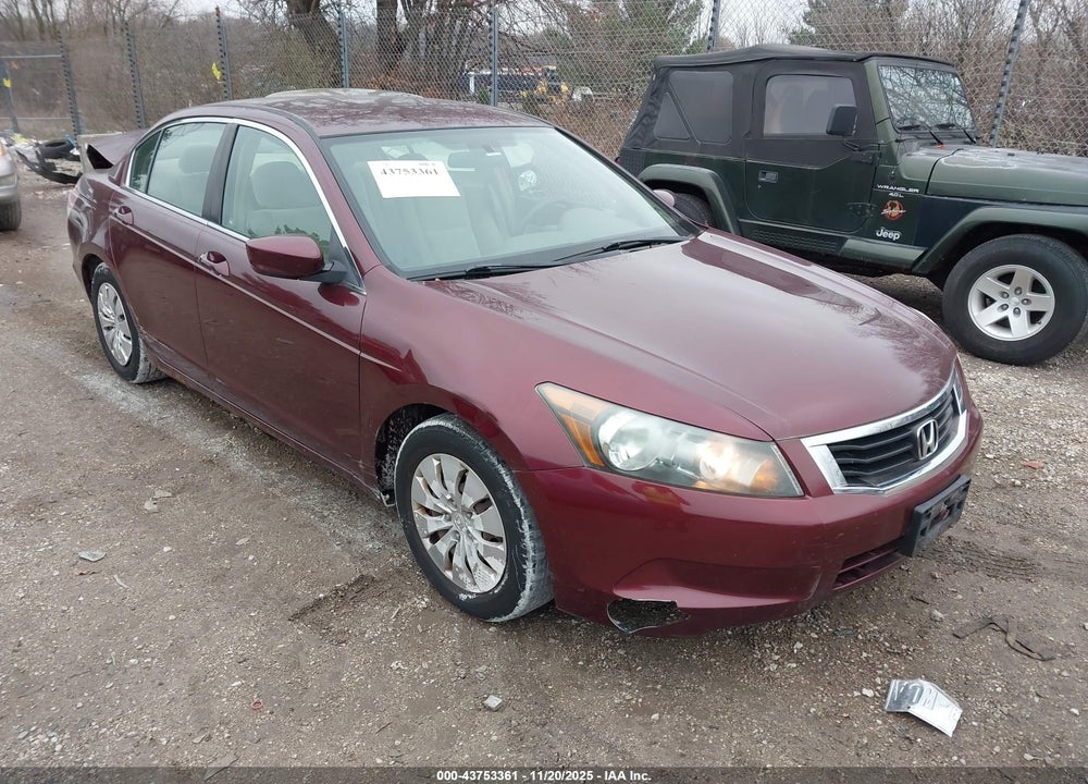 2009 HONDA ACCORD 2.4 LX VIN: 1HGCP26389A140652