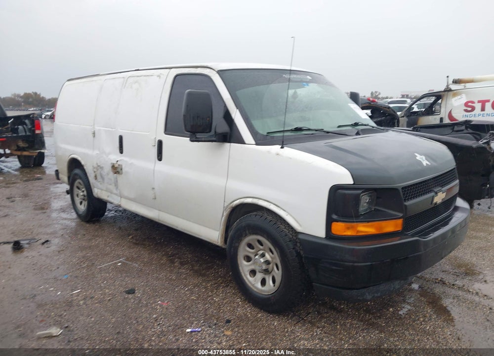 2013 CHEVROLET EXPRESS 1500 WORK VAN VIN: 1GCSGAFX7D1103494