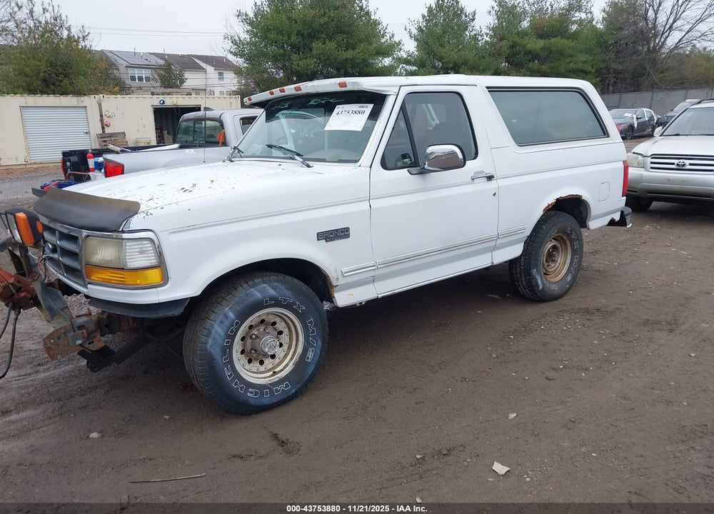 1993 FORD BRONCO U100 VIN: 1FMEU15N0PLA51961