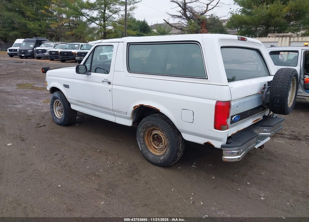 1993 FORD BRONCO U100 VIN: 1FMEU15N0PLA51961