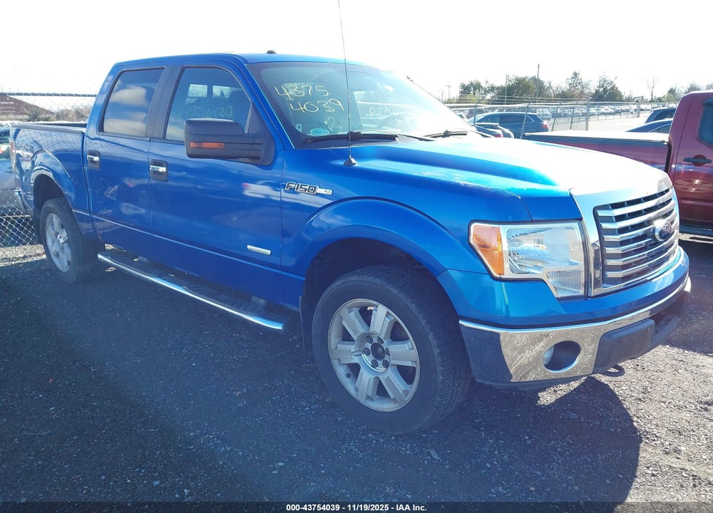 2012 FORD F-150 XLT VIN: 1FTFW1ETXCFB33495