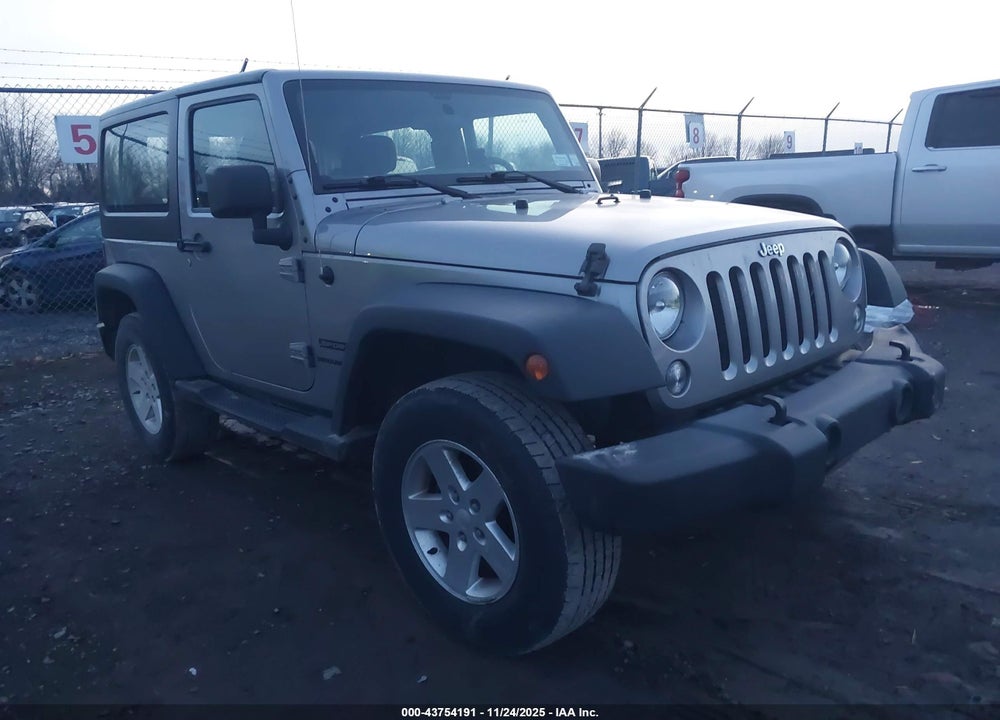 2016 JEEP WRANGLER SPORT VIN: 1C4AJWAG7GL296465