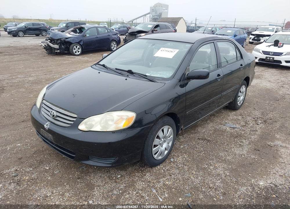 2003 TOYOTA COROLLA LE VIN: JTDBR32E130018021