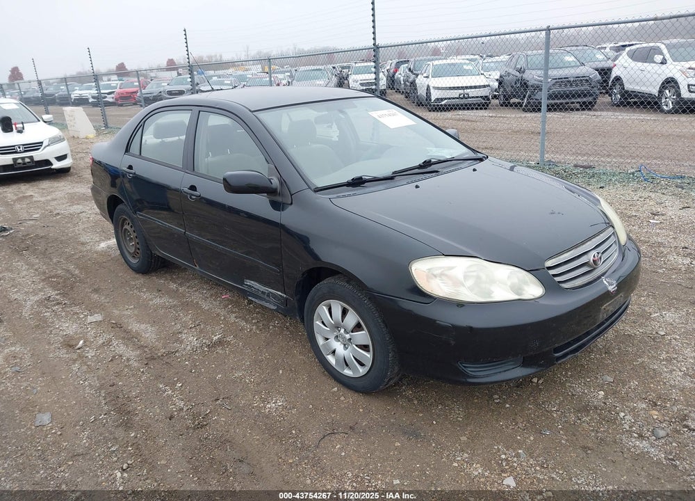 2003 TOYOTA COROLLA LE VIN: JTDBR32E130018021