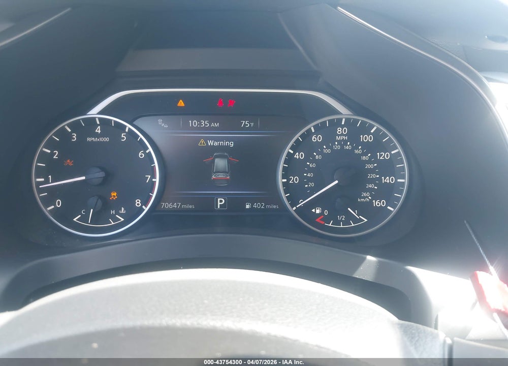 2019 NISSAN MURANO SV VIN: 5N1AZ2MJ4KN118028