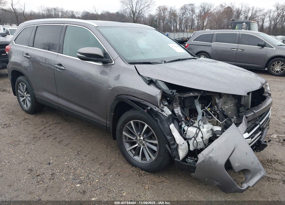 2019 TOYOTA HIGHLANDER XLE VIN: 5TDJZRFH2KS584946
