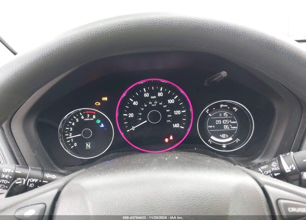 2016 HONDA HR-V VIN: 3CZRU6H56GM748798