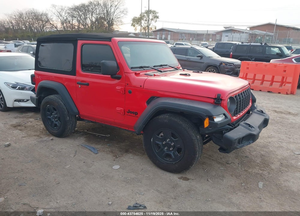 2024 JEEP WRANGLER 2-DOOR SPORT 4X4 VIN: 1C4PJXAG1RW326643